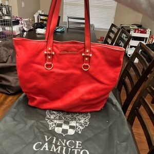 Vince Camuto Red Tote Bag